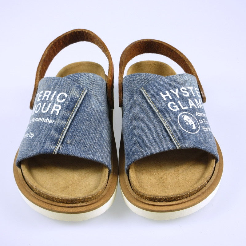 【中古】HYSTERIC GLAMOUR | ヒステリックグラマー サンダル 01191QS05044 ブルー 23cm