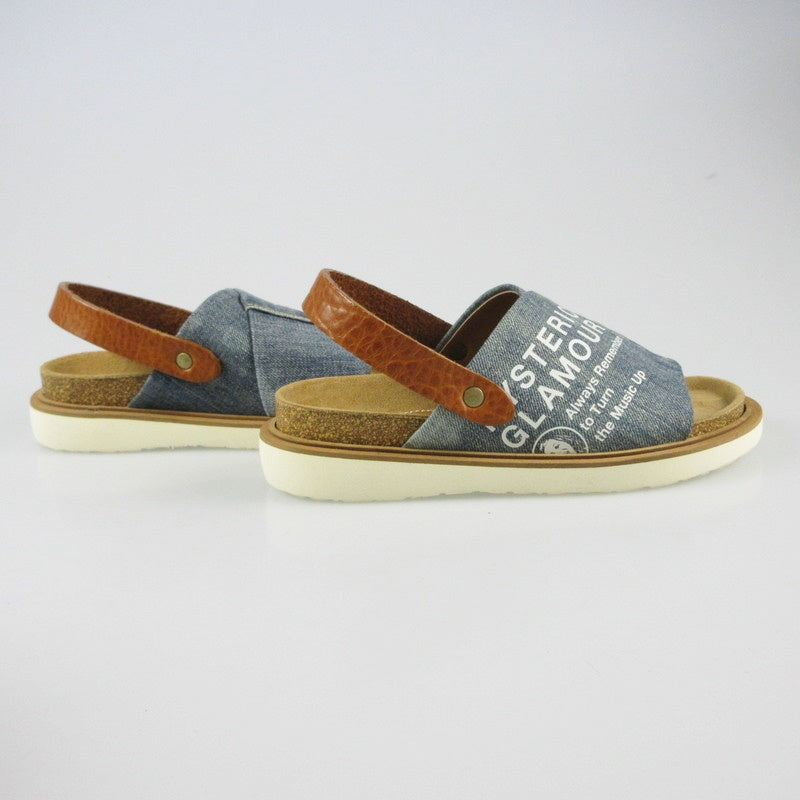【中古】HYSTERIC GLAMOUR | ヒステリックグラマー サンダル 01191QS05044 ブルー 23cm