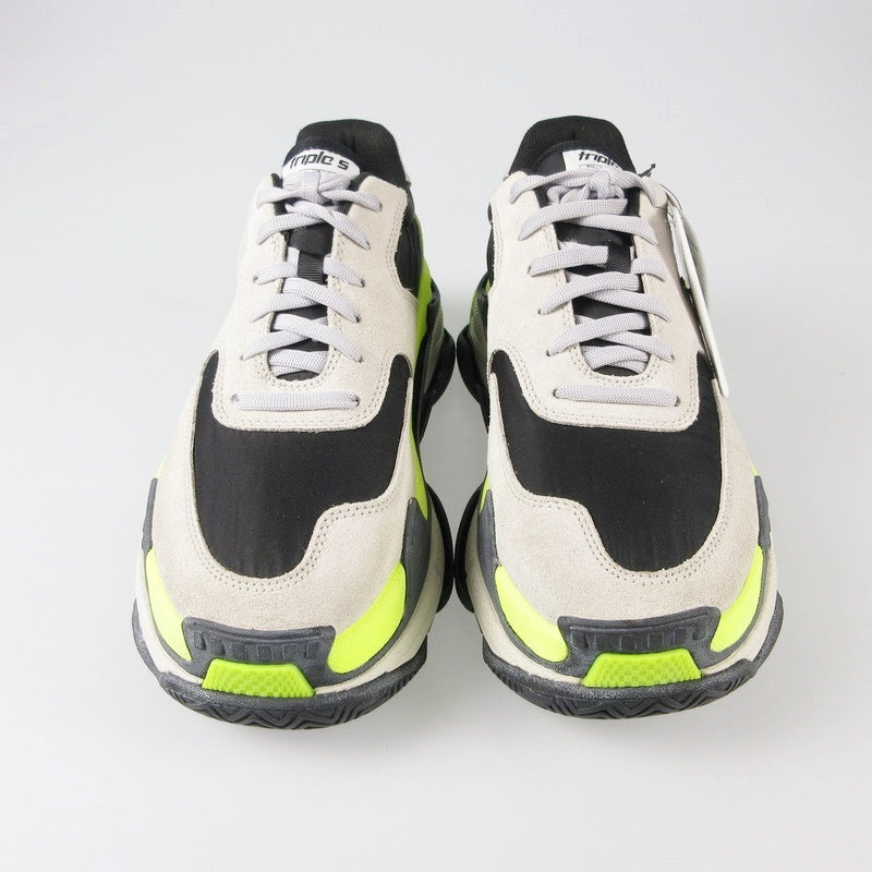 【中古】BALENCIAGA | バレンシアガ TRIPLE S 2.0 Grey Yellow スニーカー 533888 サイズ:26.5cm 26.5cm