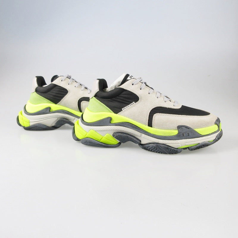 【中古】BALENCIAGA | バレンシアガ TRIPLE S 2.0 Grey Yellow スニーカー 533888 サイズ:26.5cm 26.5cm