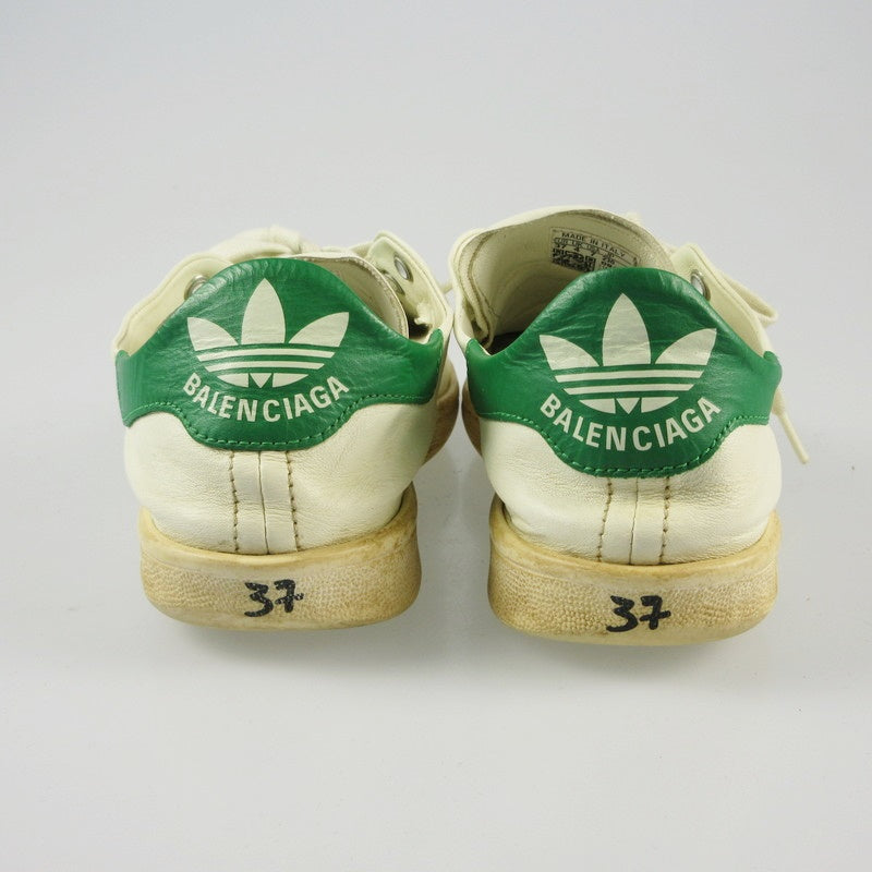 【中古】BALENCIAGA | バレンシアガ ORIGINALS STAN SMITH? スニーカー IG9944 サイズ:23.0cm ×adidas ホワイト 23cm