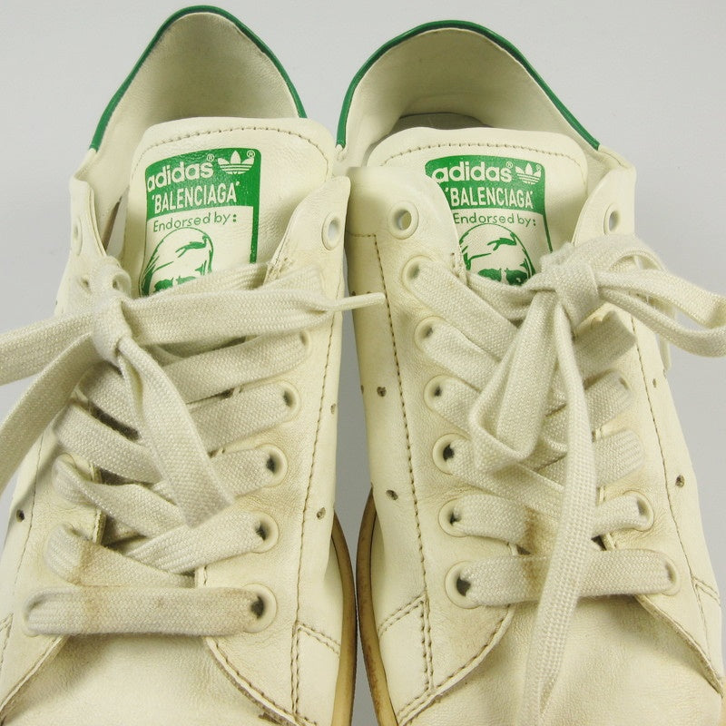 【中古】BALENCIAGA | バレンシアガ ORIGINALS STAN SMITH? スニーカー IG9944 サイズ:23.0cm ×adidas ホワイト 23cm