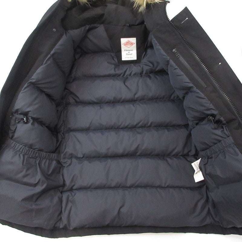 【中古】Danton | ダントン MENS FUR DOWN ダウンジャケット JD-8535 2017A/W ブラック サイズ:42