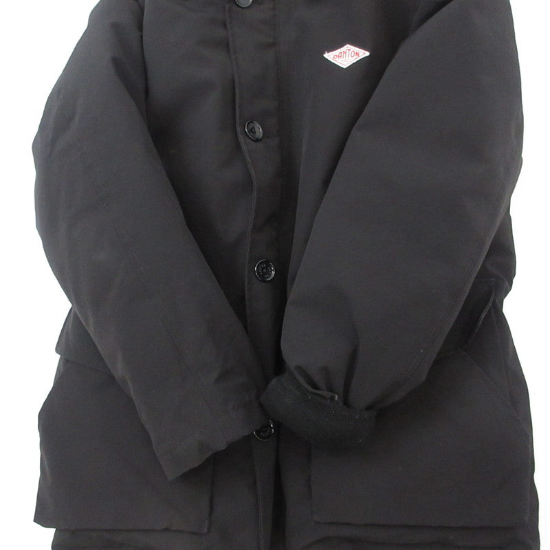 【中古】Danton | ダントン MENS FUR DOWN ダウンジャケット JD-8535 2017A/W ブラック サイズ:42