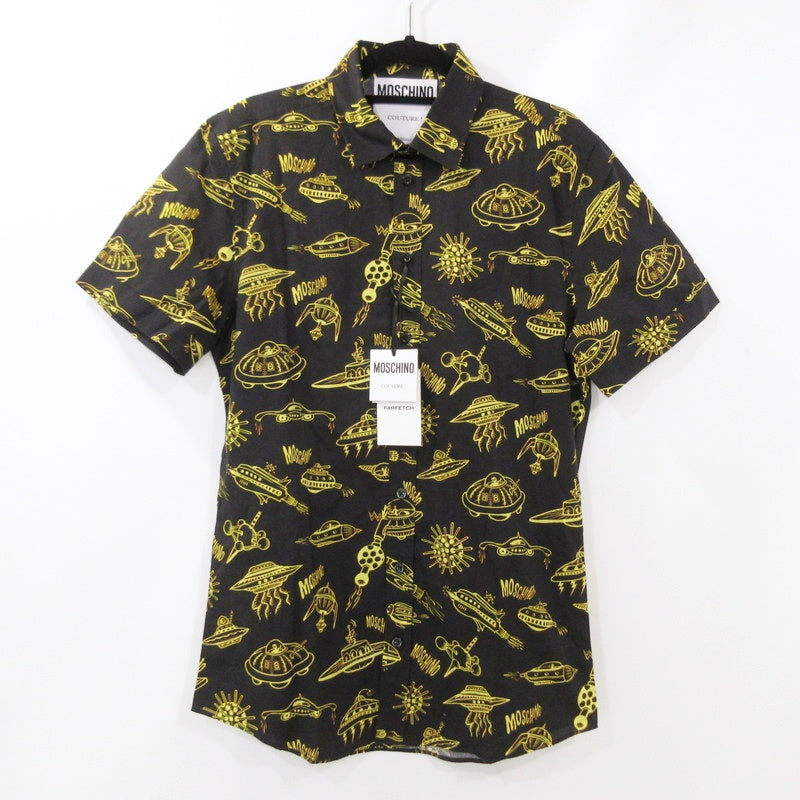 【中古】MOSCHINO | モスキーノ モスキーノスペース 半袖シャツ ZPA0221 サイズ:38