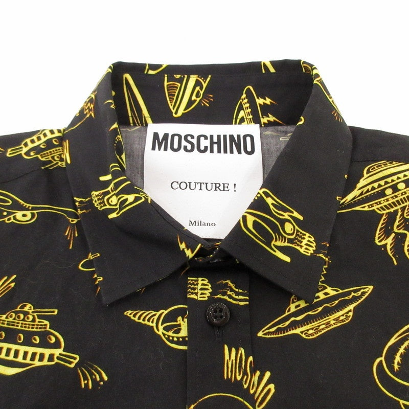 【中古】MOSCHINO | モスキーノ モスキーノスペース 半袖シャツ ZPA0221 サイズ:38