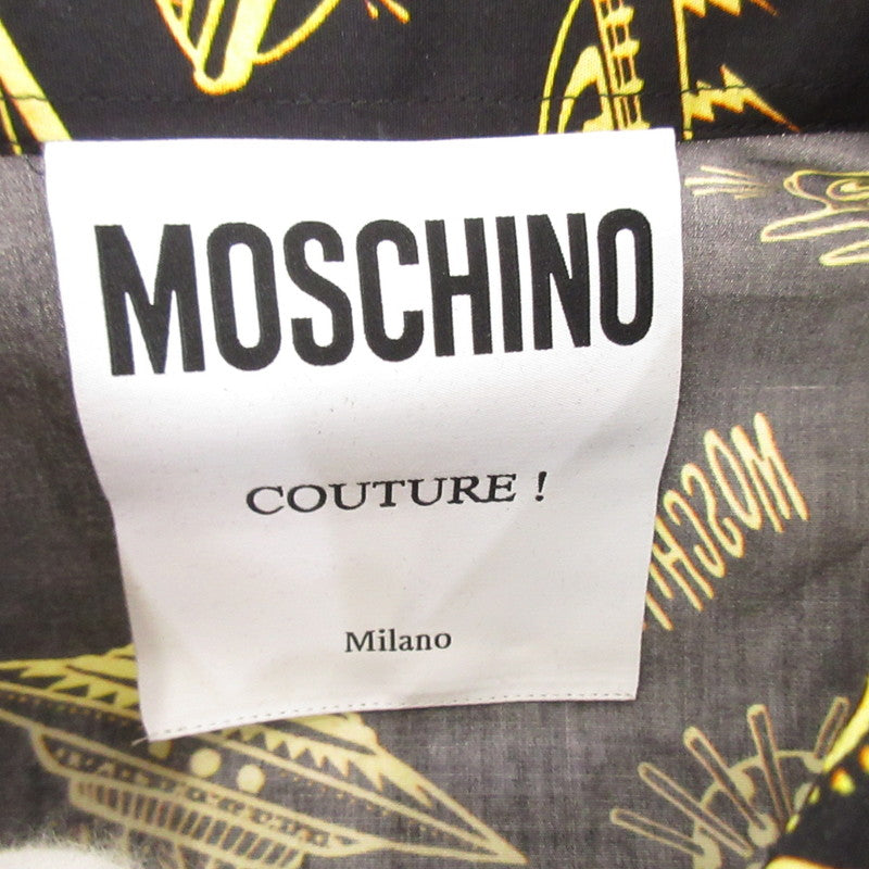 【中古】MOSCHINO | モスキーノ モスキーノスペース 半袖シャツ ZPA0221 サイズ:38
