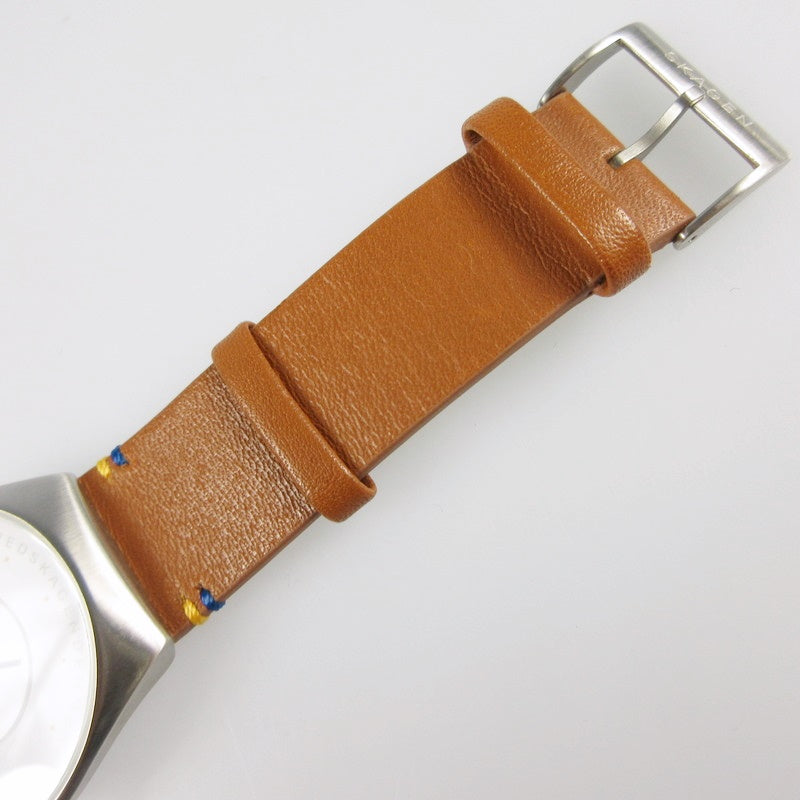 【中古】SKAGEN | スカーゲン GRENEN SOLAR HALO 腕時計 SKW6872 シルバー