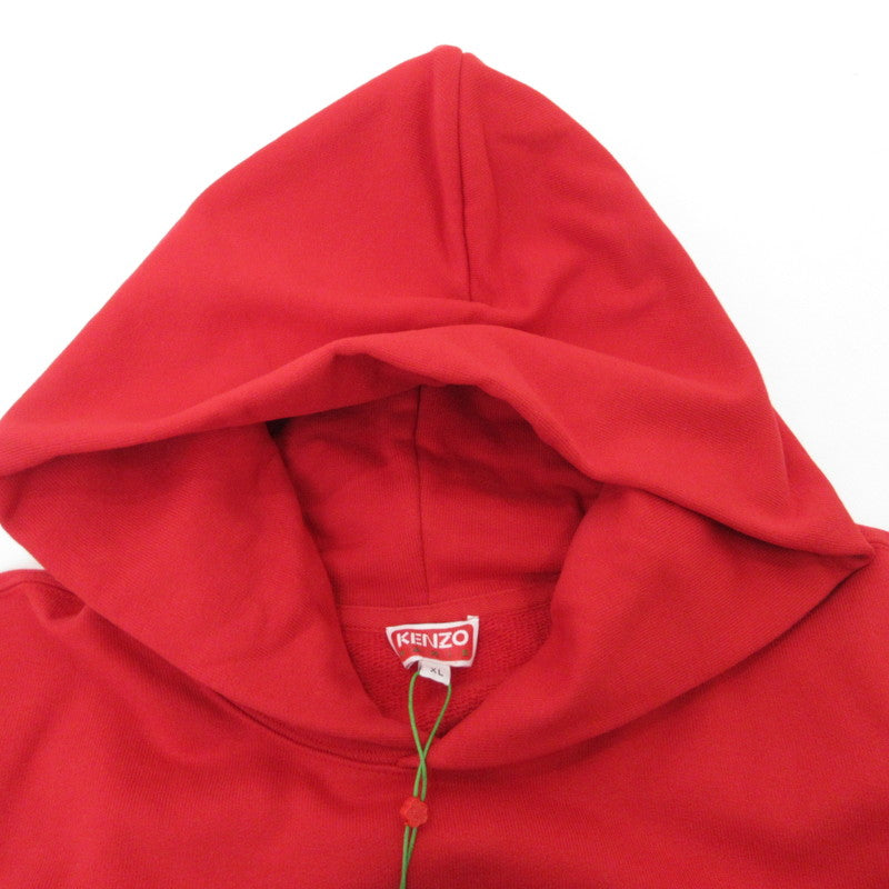 【中古】KENZO | ケンゾー KENZO PARIS CLASIC HOODIE パーカー FC65SW4174ME レッド サイズ:XL