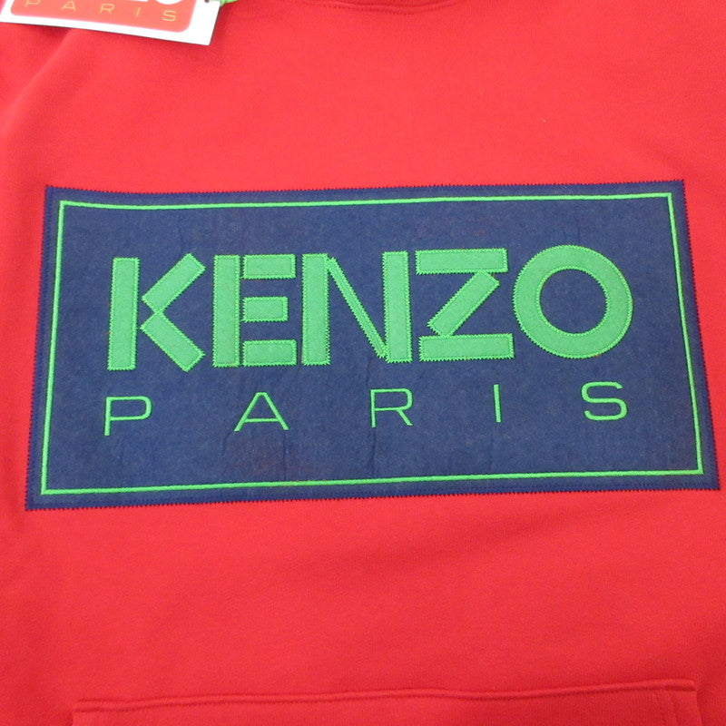 【中古】KENZO | ケンゾー KENZO PARIS CLASIC HOODIE パーカー FC65SW4174ME レッド サイズ:XL