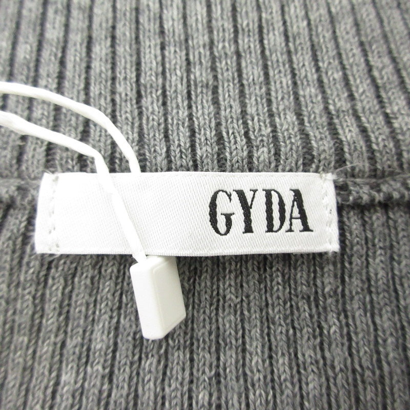 【中古】GYDA | ジェイダ GYGY two pieceレイヤードリブニットワンピース ワンピース 072450321501 2024A/W グレー