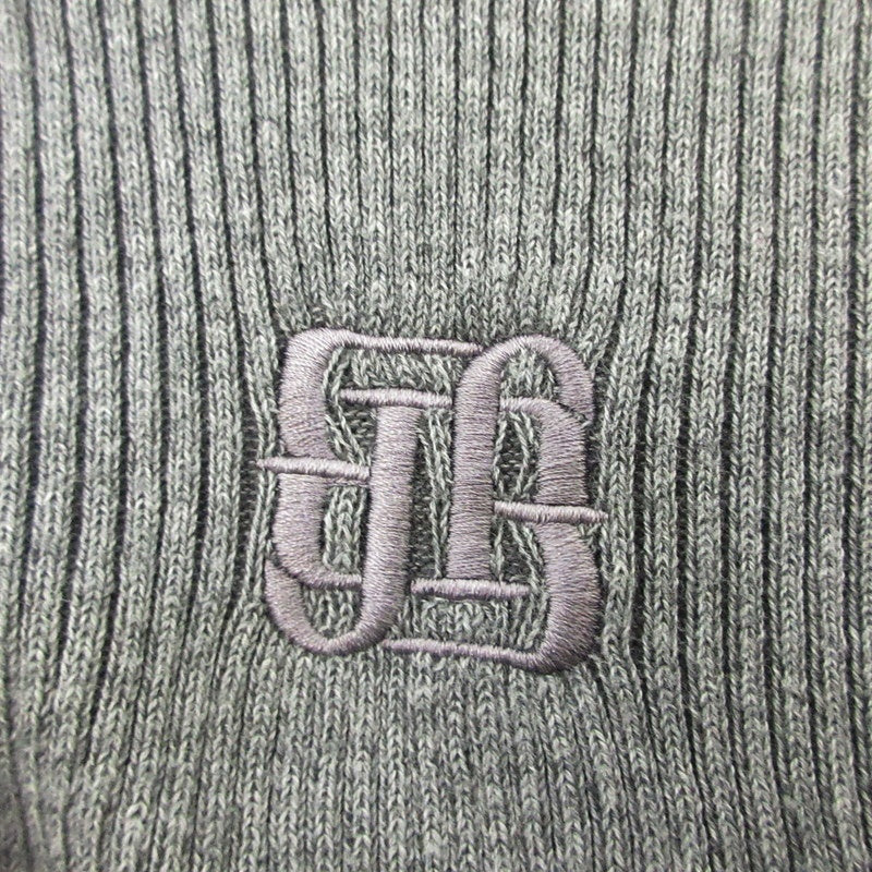 【中古】GYDA | ジェイダ GYGY two pieceレイヤードリブニットワンピース ワンピース 072450321501 2024A/W グレー