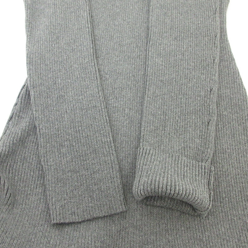 【中古】GYDA | ジェイダ GYGY two pieceレイヤードリブニットワンピース ワンピース 072450321501 2024A/W グレー