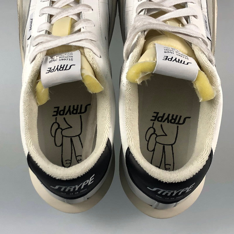 【中古】 WHITE DESTROYED スニーカー ST6001-NER ホワイト