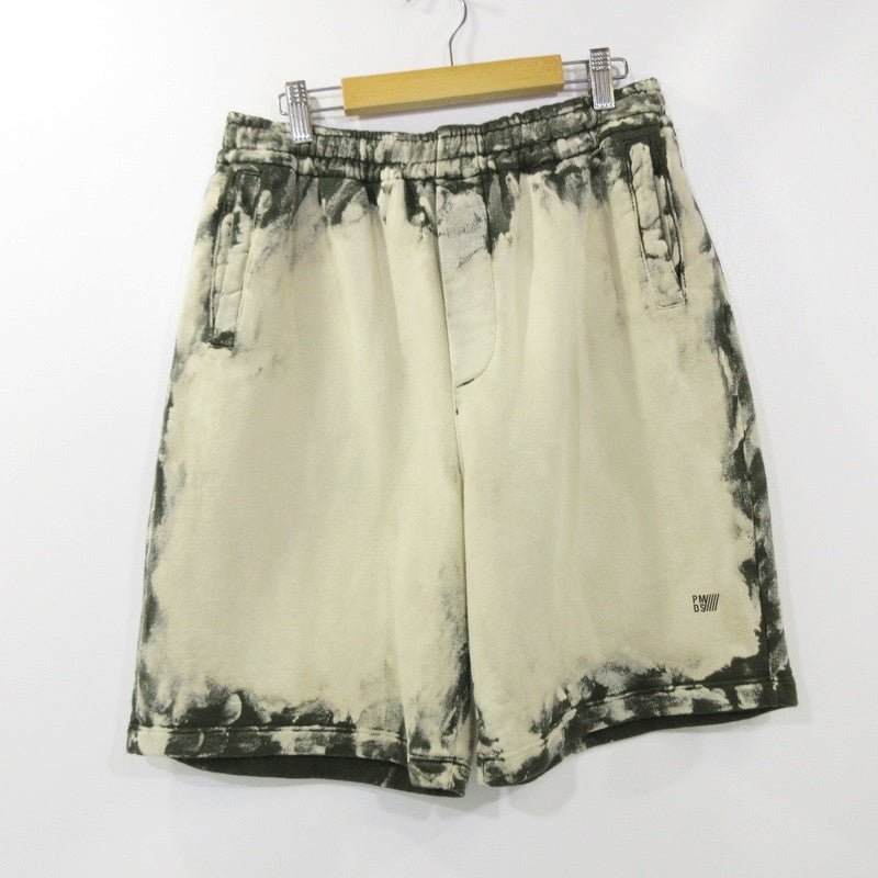 【中古】PREMIUM MOOD DENIM SUPERIOR | プレミアムムードデニムスペリオール RAIDNE ガーメントウォッシュ ショートパンツ 210591274104 ベージュ サイズ:M