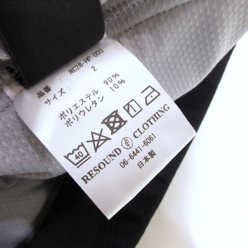 【中古】RESOUND CLOTHING | リサウンドクロージング MESH LINE SHORTS ショートパンツ RC28-HP-003 ホワイト サイズ:2