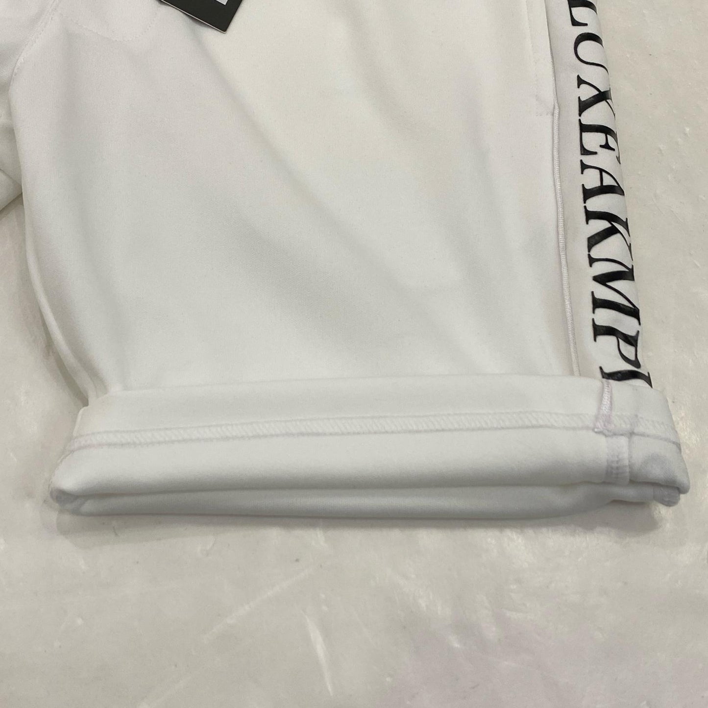 【中古】AKM(志風音) | エーケーエムシフォン JERSEY TRACK SHORT PANTS ショートパンツ LAB-23022 2023S/S ホワイト サイズ:L
