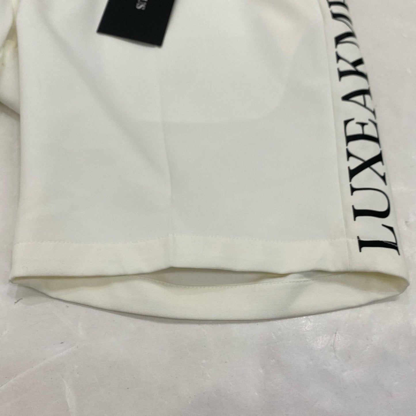 【中古】AKM(志風音) | エーケーエムシフォン BASIC LOGO SHORT PANTS ショートパンツ LAB-23008 2023S/S ホワイト サイズ:M