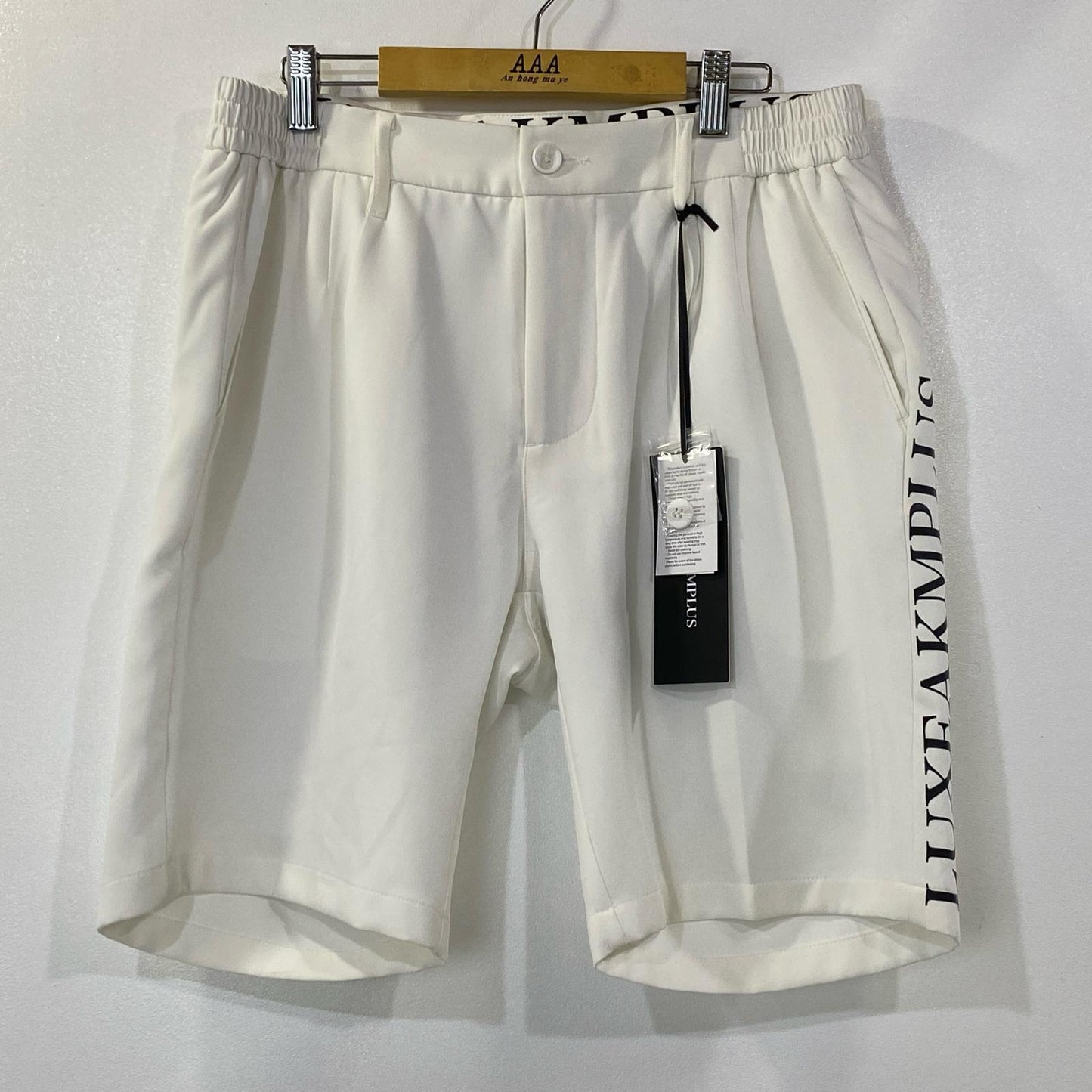 【中古】AKM(志風音) | エーケーエムシフォン BASIC LOGO SHORT PANTS ショートパンツ LAB-23008 2023S/S ホワイト サイズ:L