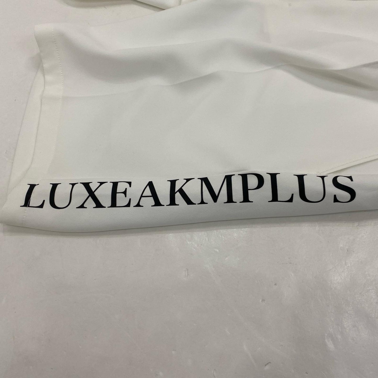 【中古】AKM(志風音) | エーケーエムシフォン BASIC LOGO SHORT PANTS ショートパンツ LAB-23008 2023S/S ホワイト サイズ:L