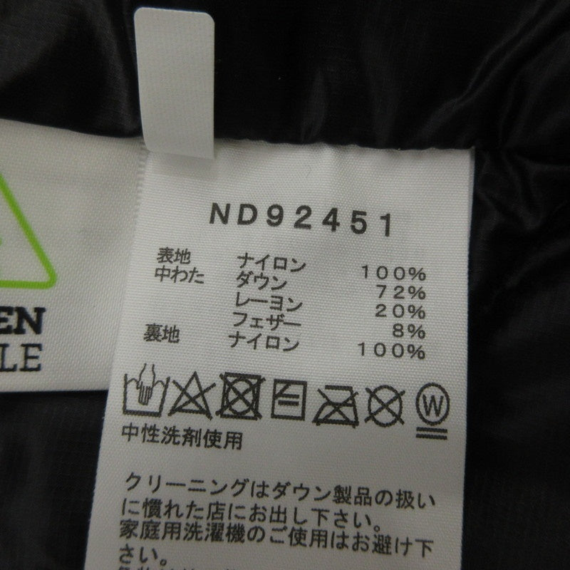 【中古】THE NORTH FACE | ザ・ノースフェイス ZIZ Aconcagua Jacket ダウンジャケット ND92451 2024A/W ブラック サイズ:S