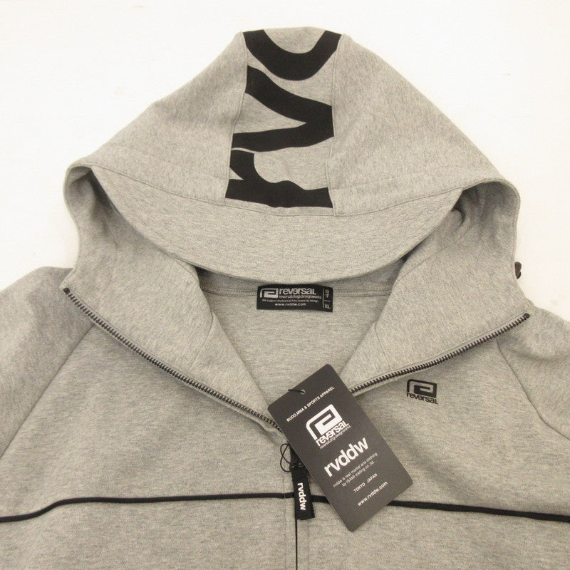 【中古】reversal | リバーサル URBAN SWEAT LOGO TAPE ZIP PARKA パーカー RV21AW303 グレー サイズ:XL