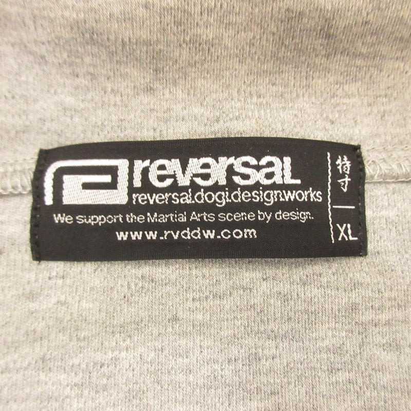 【中古】reversal | リバーサル URBAN SWEAT LOGO TAPE ZIP PARKA パーカー RV21AW303 グレー サイズ:XL