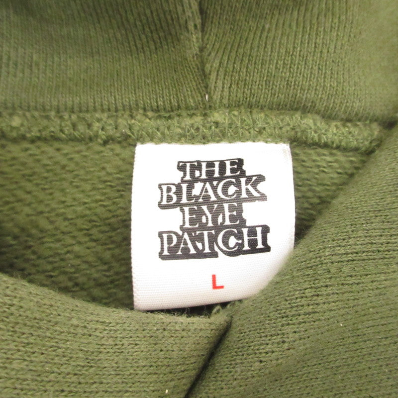 【中古】BlackEyePatch | ブラックアイパッチ OG LABEL HOODIE パーカー グリーン サイズ:L