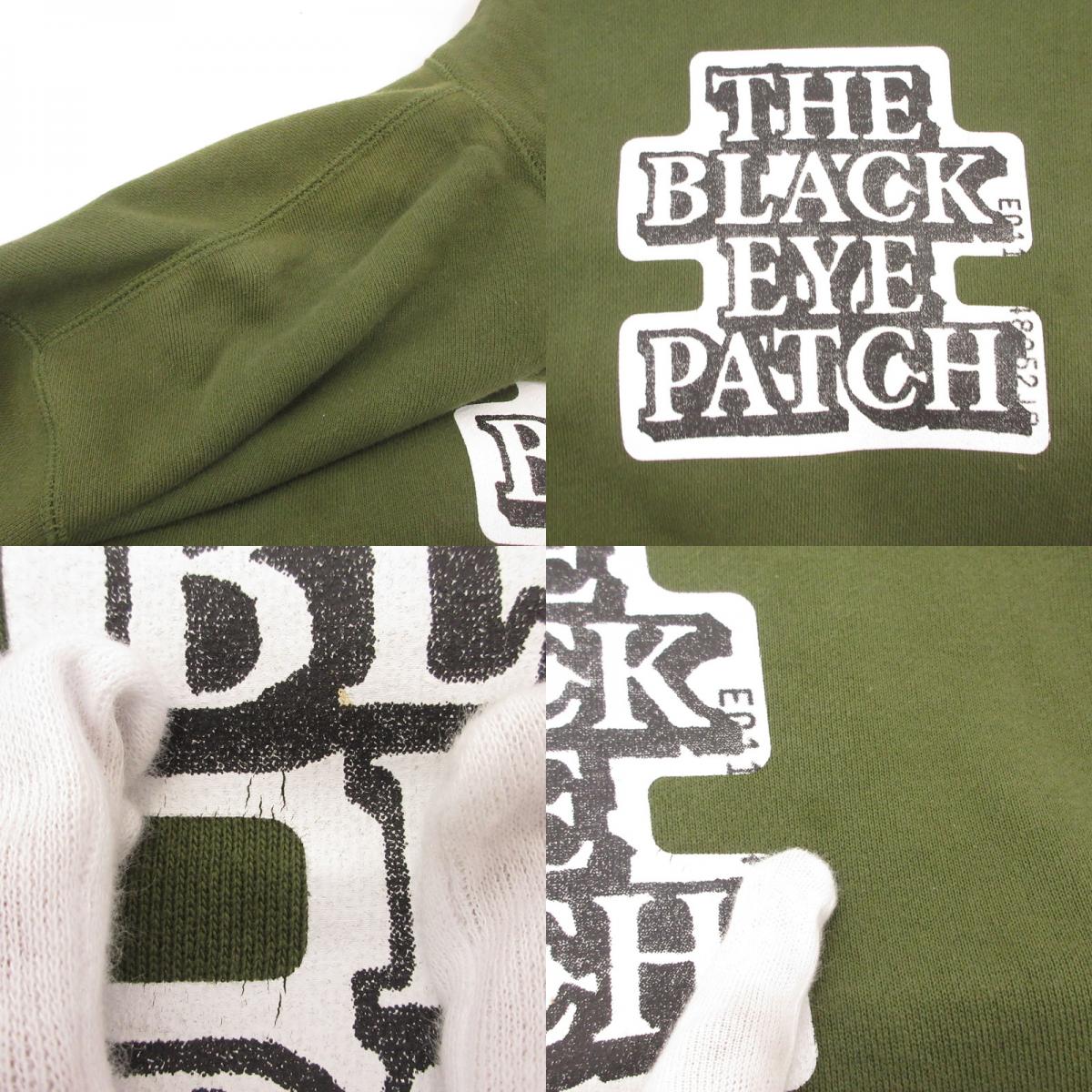 【中古】BlackEyePatch | ブラックアイパッチ OG LABEL HOODIE パーカー グリーン サイズ:L