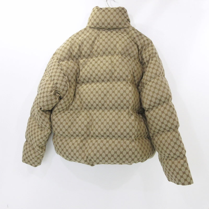【中古】BALENCIAGA | バレンシアガ Hacker BB Puffer Jacket ダウンジャケット 681885 TLD53 ベージュ サイズ:46