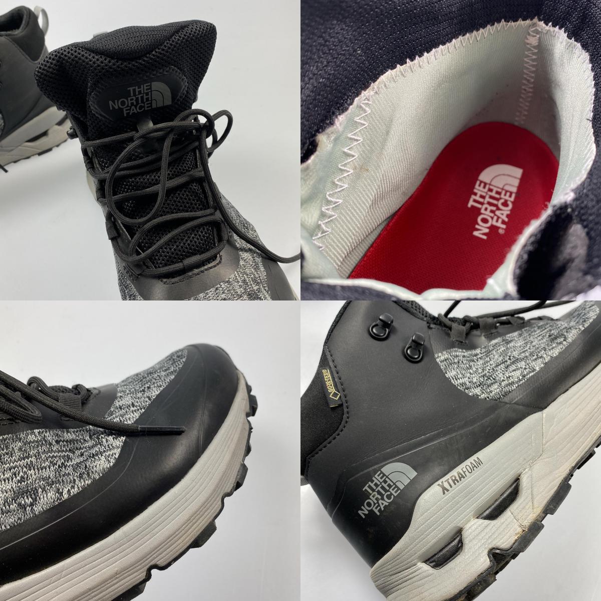 【中古】THE NORTH FACE | ザ・ノースフェイス SHAVED HIKER MID GORE-TEX スニーカー NF51930 ブラック 28cm