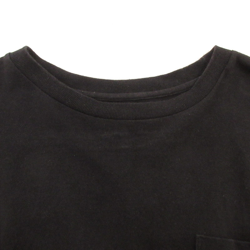 【中古】W)TAPS | ダブルタップス LONG SLEEVE DESIGN 02 TEE クロスボーン 長袖Tシャツ 162ATDT-CSM06S ブラック