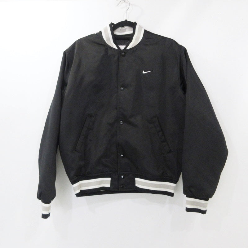 【中古】NIKE | ナイキ SATIN DUGOUT JACKET スタジャン DX0659-010 ブラック サイズ:S