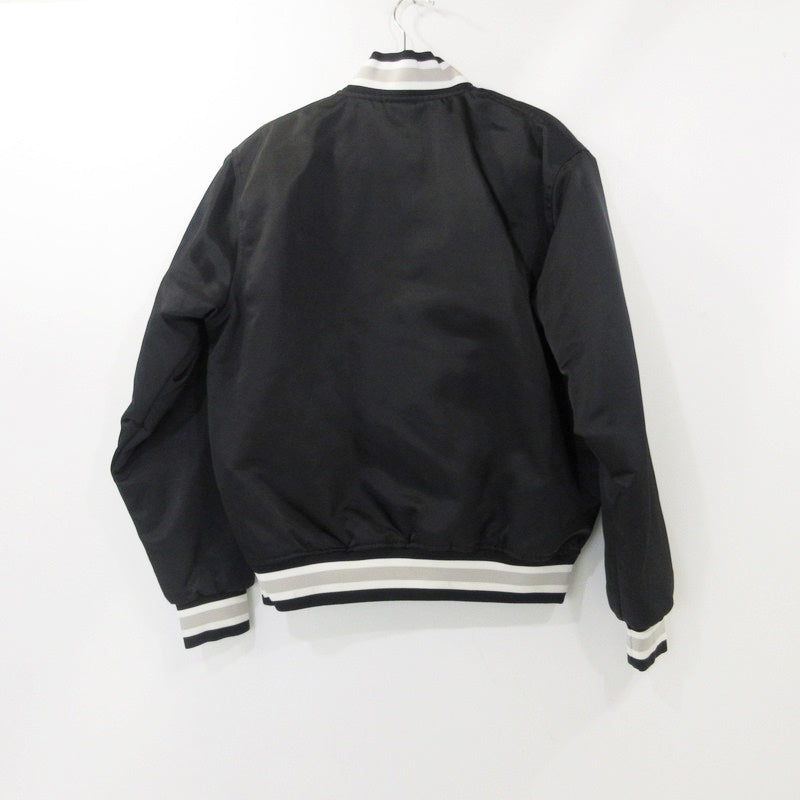 【中古】NIKE | ナイキ SATIN DUGOUT JACKET スタジャン DX0659-010 ブラック サイズ:S