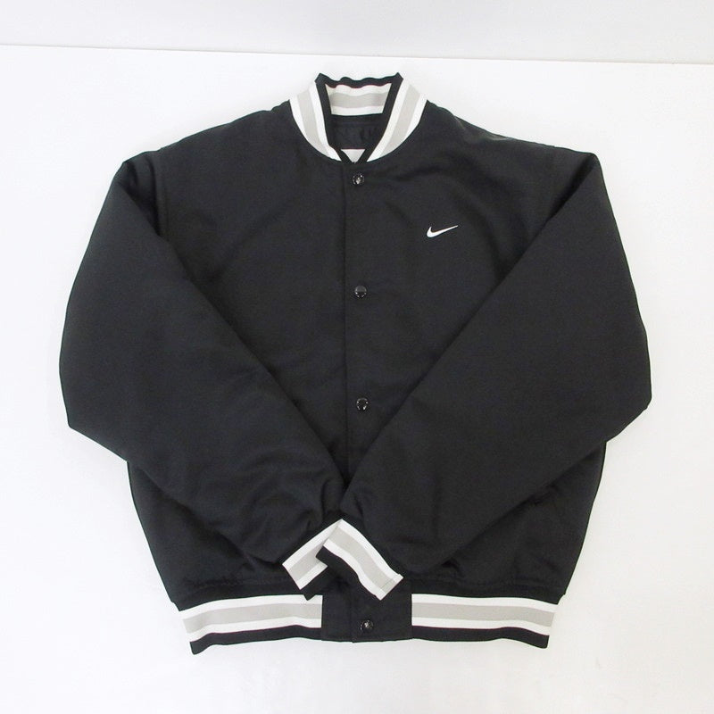 【中古】NIKE | ナイキ SATIN DUGOUT JACKET スタジャン DX0659-010 ブラック サイズ:S