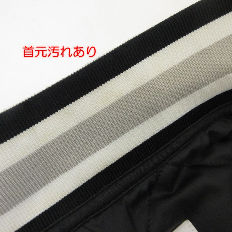 【中古】NIKE | ナイキ SATIN DUGOUT JACKET スタジャン DX0659-010 ブラック サイズ:S