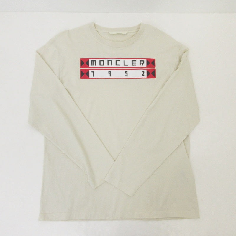 【中古】MONCLER GENIUS | モンクレールジニアス 長袖Tシャツ H10928D00002 ベージュ サイズ:M