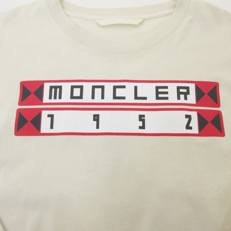 【中古】MONCLER GENIUS | モンクレールジニアス 長袖Tシャツ H10928D00002 ベージュ サイズ:M