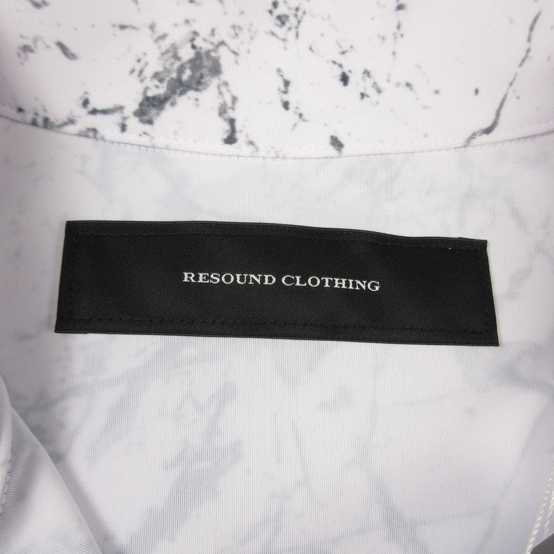 【中古】RESOUND CLOTHING | リサウンドクロージング RUSH OVER POLO ポロシャツ RC32-T-013 ホワイト サイズ:3