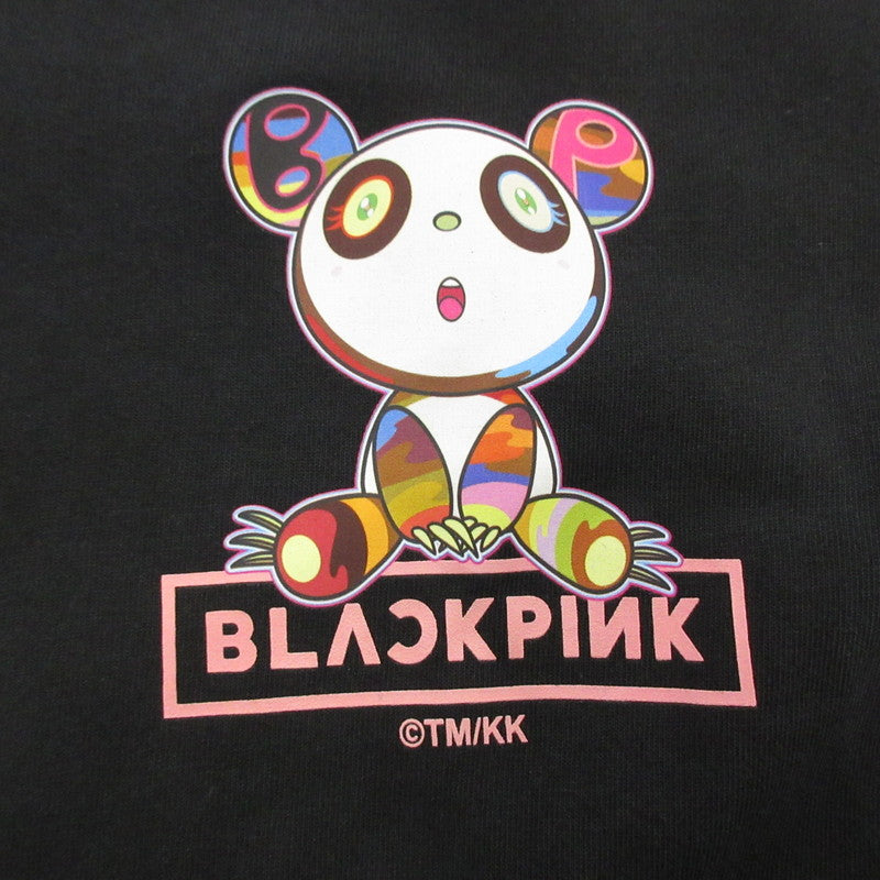 【中古】 SIGNATURE TEE 半袖Tシャツ BLACKPINK ×村上隆 ブラック サイズ:S