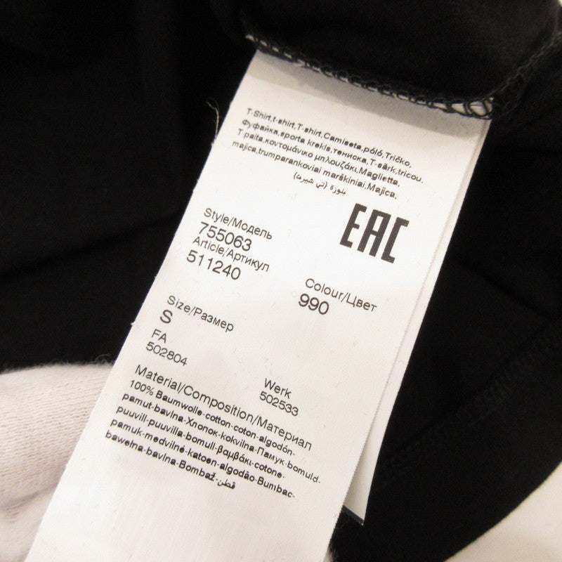 【中古】KARL LAGERFELD | カールラガーフェルド 半袖Tシャツ 755063-511240 ブラック サイズ:S