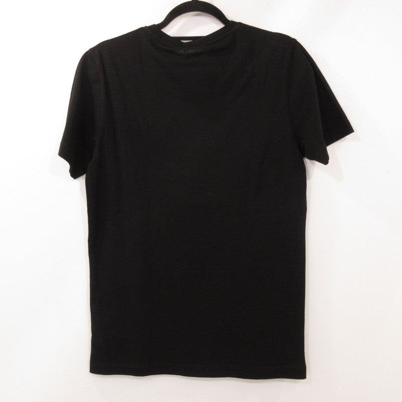 【中古】KARL LAGERFELD | カールラガーフェルド 半袖Tシャツ 755063-511240 ブラック サイズ:S