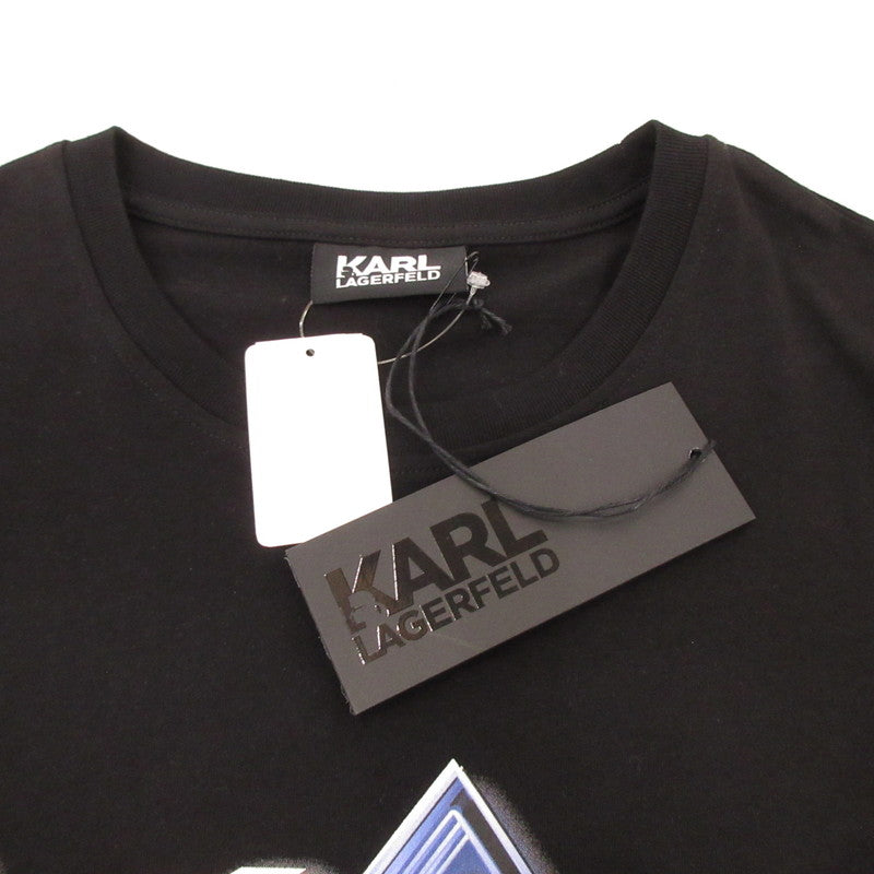 【中古】KARL LAGERFELD | カールラガーフェルド 半袖Tシャツ 755063-511240 ブラック サイズ:S