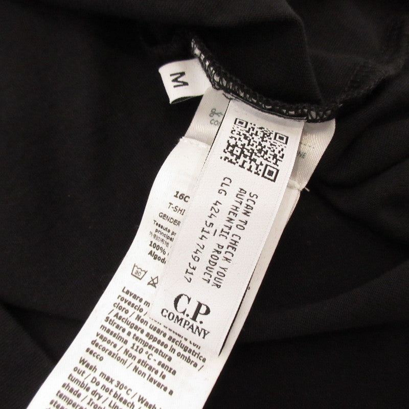 【中古】C.P.Company | シーピーカンパニー 半袖Tシャツ 16CMTS143A ブラック サイズ:M