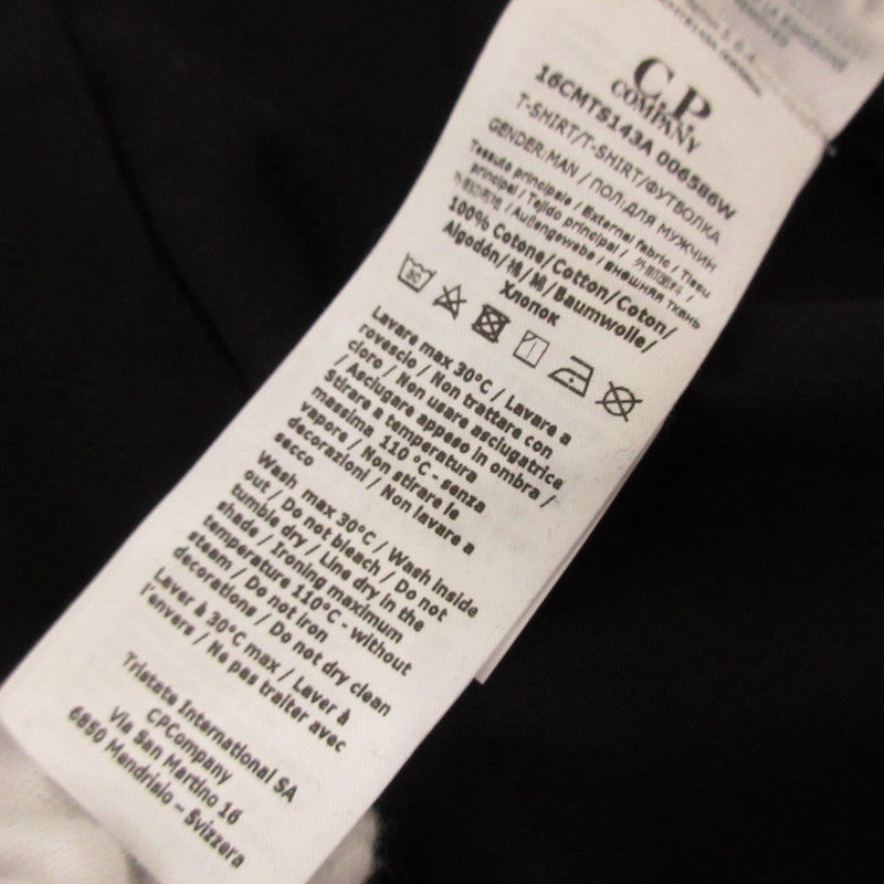 【中古】C.P.Company | シーピーカンパニー 半袖Tシャツ 16CMTS143A ブラック サイズ:M