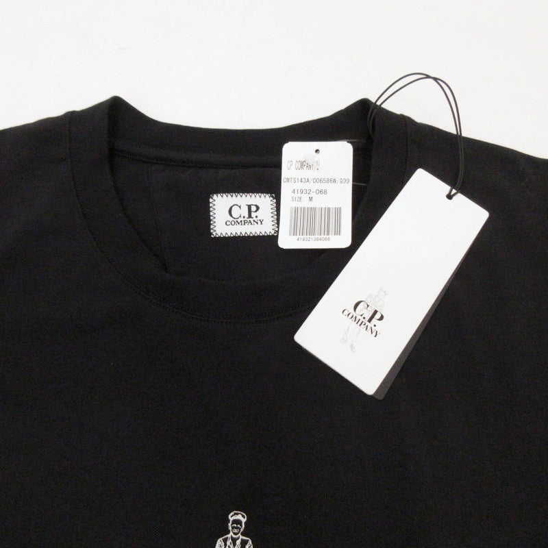 【中古】C.P.Company | シーピーカンパニー 半袖Tシャツ 16CMTS143A ブラック サイズ:M