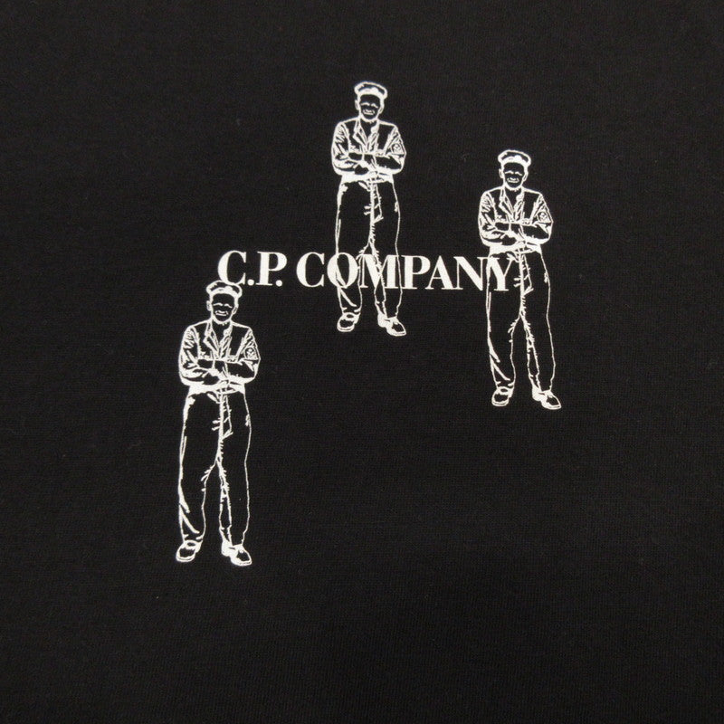 【中古】C.P.Company | シーピーカンパニー 半袖Tシャツ 16CMTS143A ブラック サイズ:M