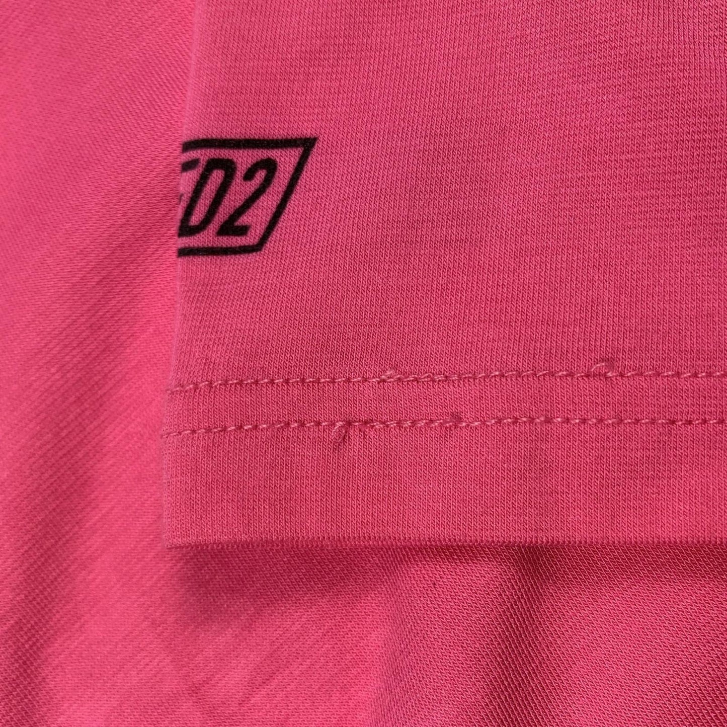 【中古】DSQUARED2 | ディースクエアード Logo Underwear T-Shirt 半袖Tシャツ D9M203480 ピンク サイズ:S