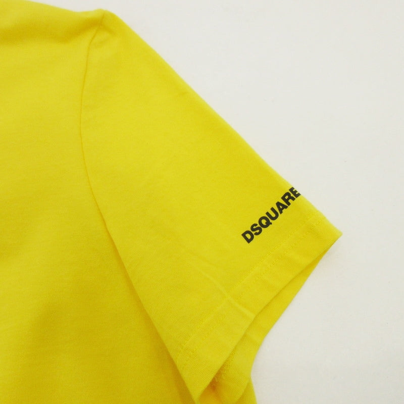 【中古】DSQUARED2 | ディースクエアード Logo Underwear T-Shirt 半袖Tシャツ D9M203540 イエロー サイズ:M