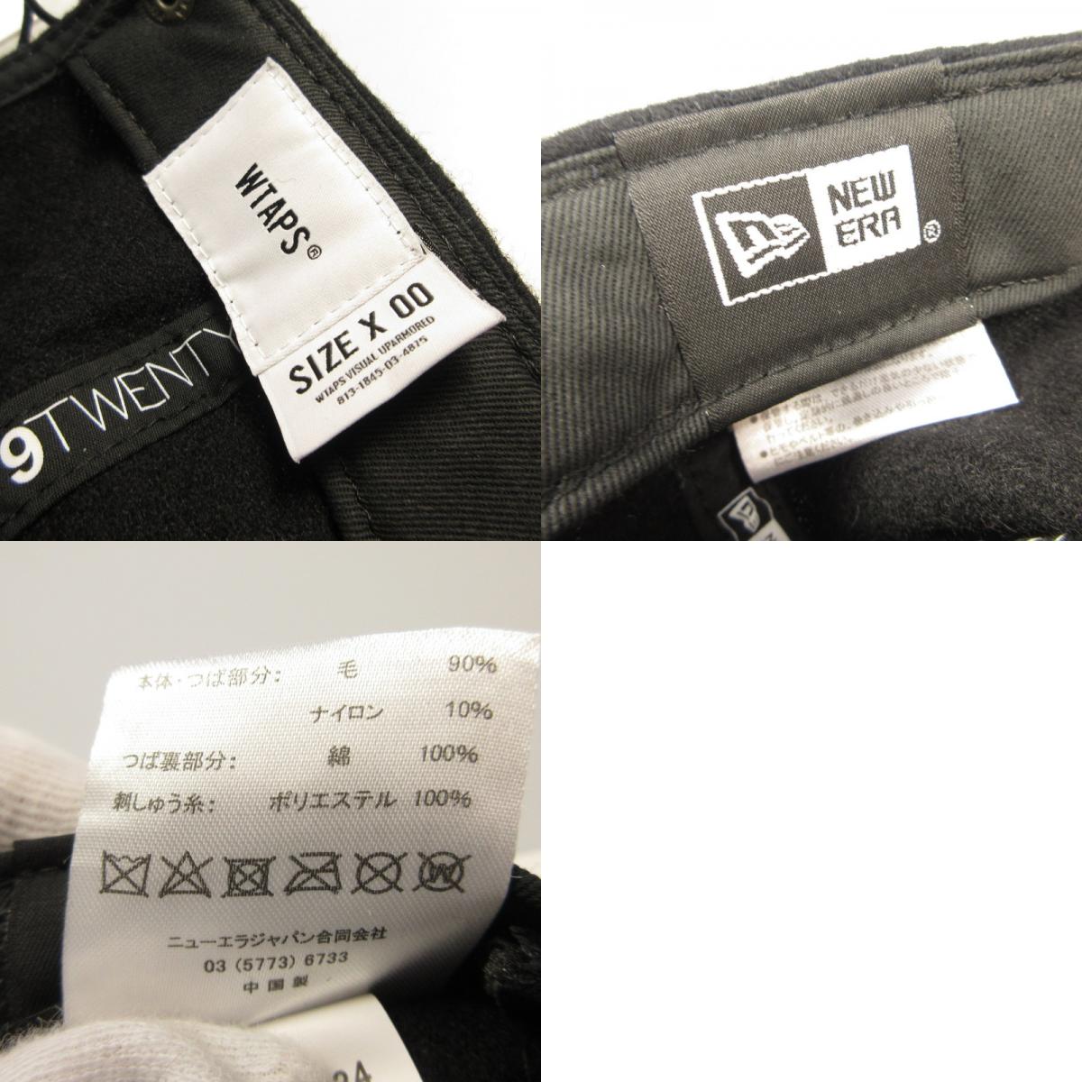 W)TAPS | ダブルタップス 9Twenty Cap WOPL Flannel キャップ 222NENED-HT02 ブラック